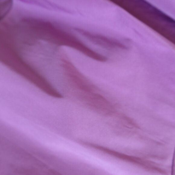 CAROLINA HERRERA shirtdress lilac purple midi 4 party event wedding chic ALTERED - Picture 7 of 15